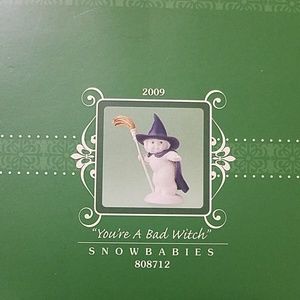 "You're a Bad Witch" Snowbabies